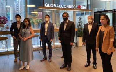 Minister Chan Chun Sing’s visit to Mlion Corp at SBF Event